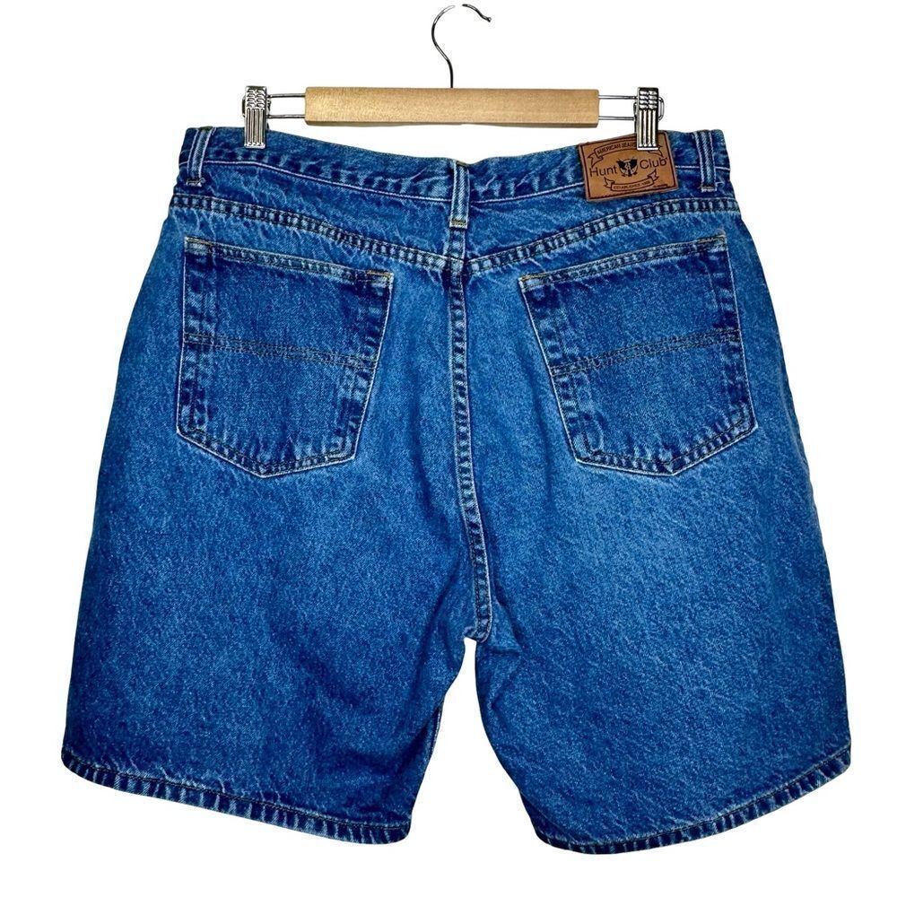 Vintage HUNT CLUB Men’s Denim Jean Jorts Shorts 100% Cotton Size 38